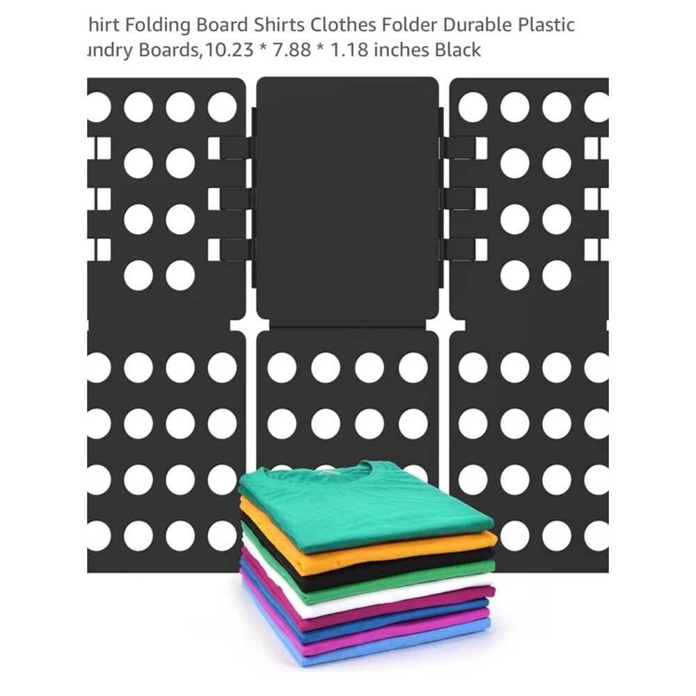 Black Folding Shirt Folder Board